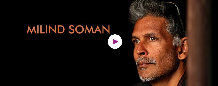 Milind Soman hire Book motivational speaker