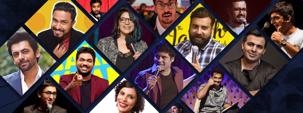 Top 50 Standup Comedians booked for LIVE events in India engage4more