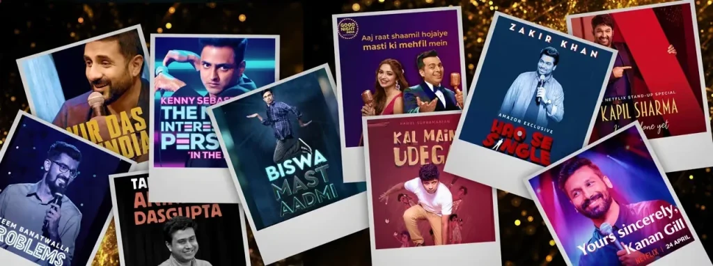 India’s Best Stand-Up Comedy Specials on OTT — and How to Book These Comedians for Your Event indian comedians on OTT platforms
