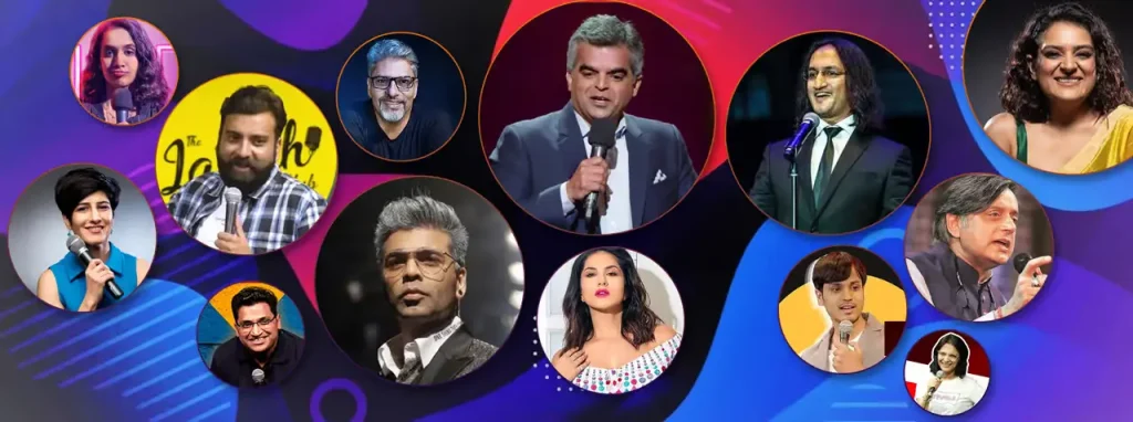 blog banner of comedians