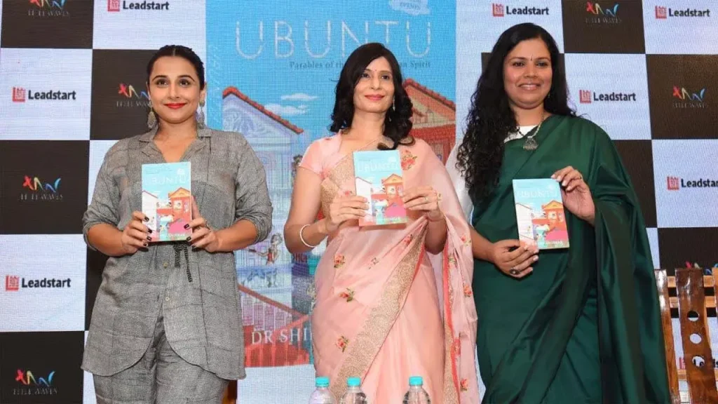 Dr. Shilpa Aroskar at the launch of her book, Ubuntu: Parables of the United Human Spirit, which explores the emotional impact of the pandemic on families and healthcare workers