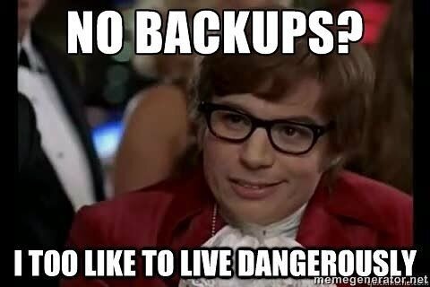 Backup Plans for Event Management