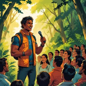 Adventure speaker with grit 