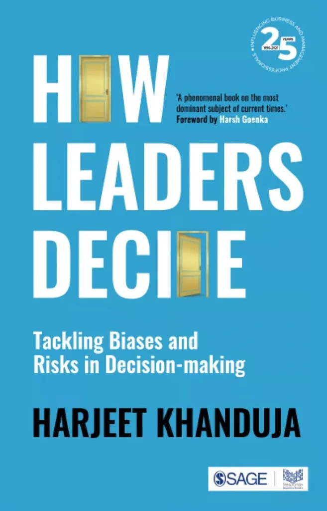 Harjeet Khanduja book writer of how leaders decide