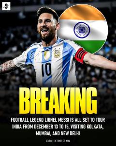 Messi coming to India