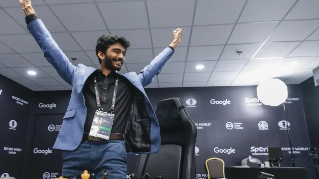 D. Gukesh Takes the Lead at Clutch Chess Championship 2025: India’s Teen Genius Keeps the Board Burning Gukesh at Clutch Chess Championship 2025