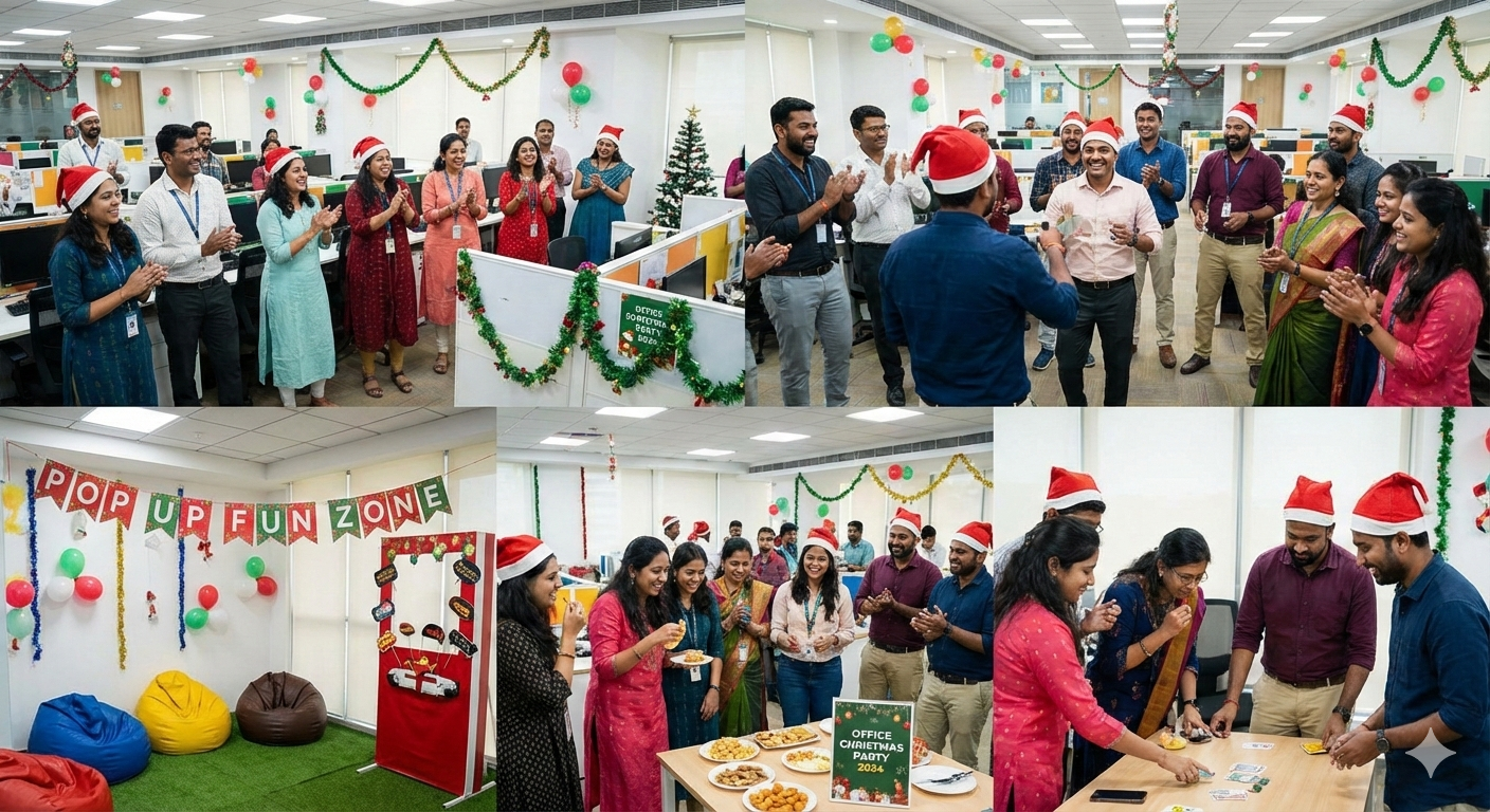 Christmas Celebration in Office