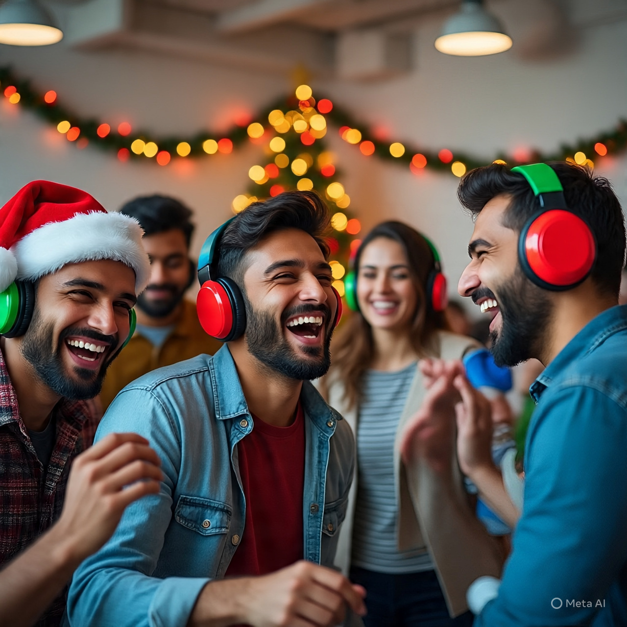 Christmas Fun Party in Office