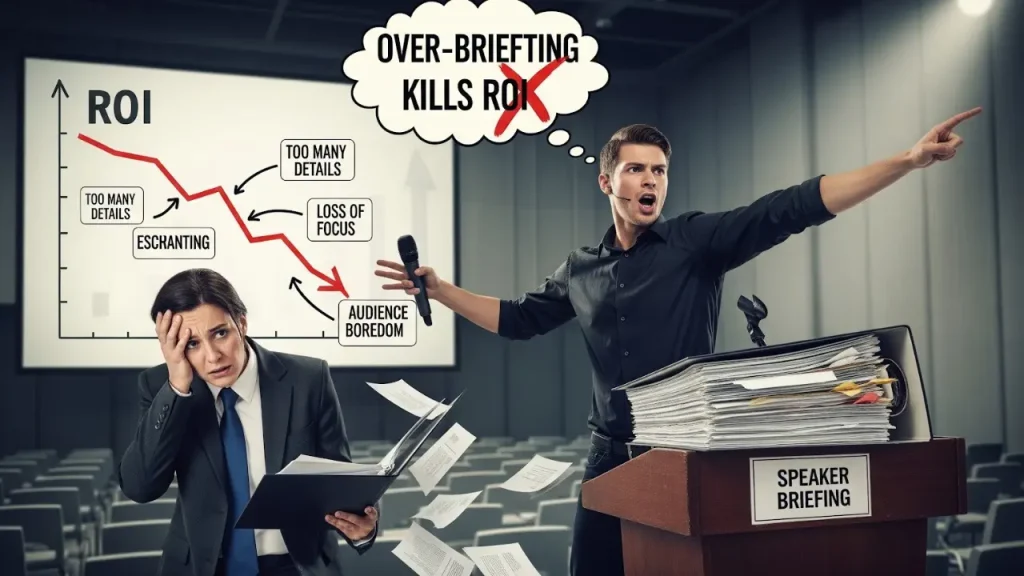 Over-Briefing Your Motivational Speaker