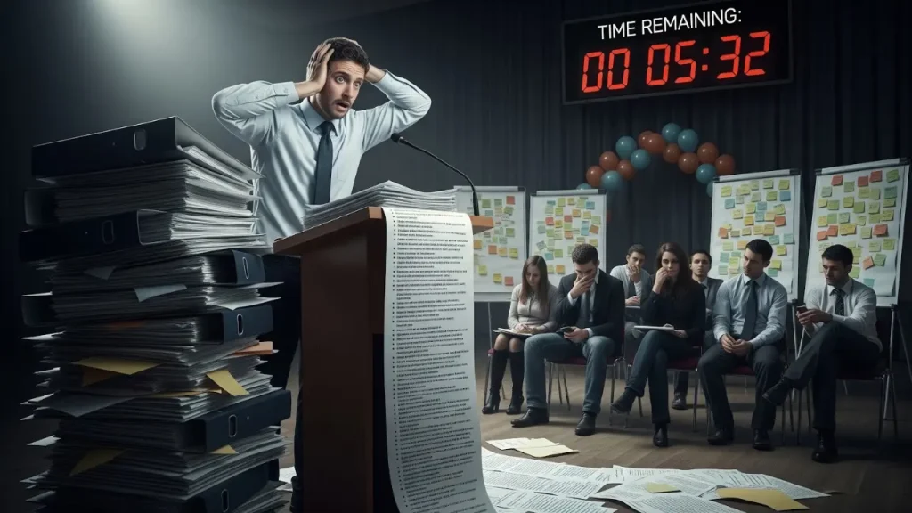 Over-Briefing Your Motivational Speaker