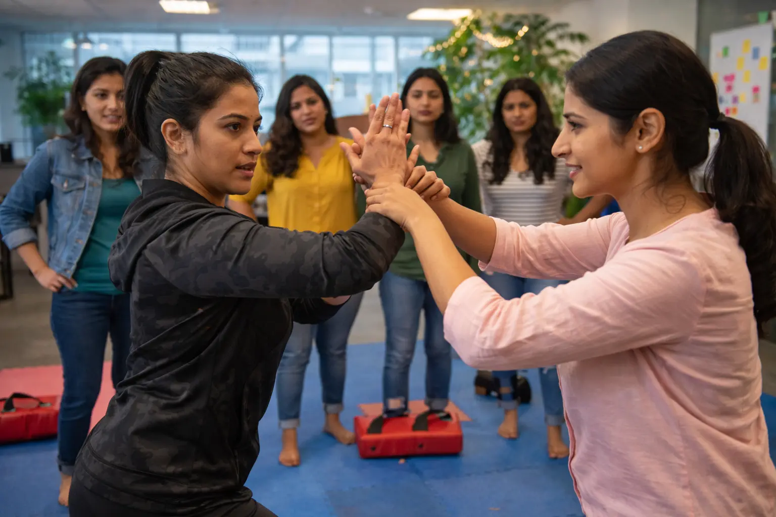 Self Defence Women's Day Office Activity