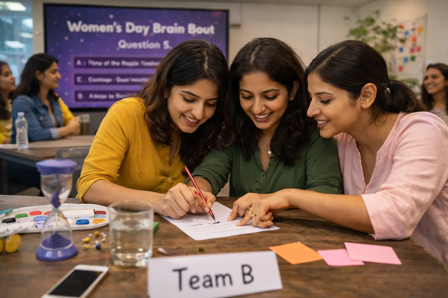 BrainBout Women's Day Office Activities