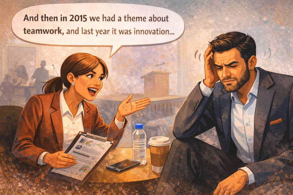 Over-Briefing Motivational Speaker