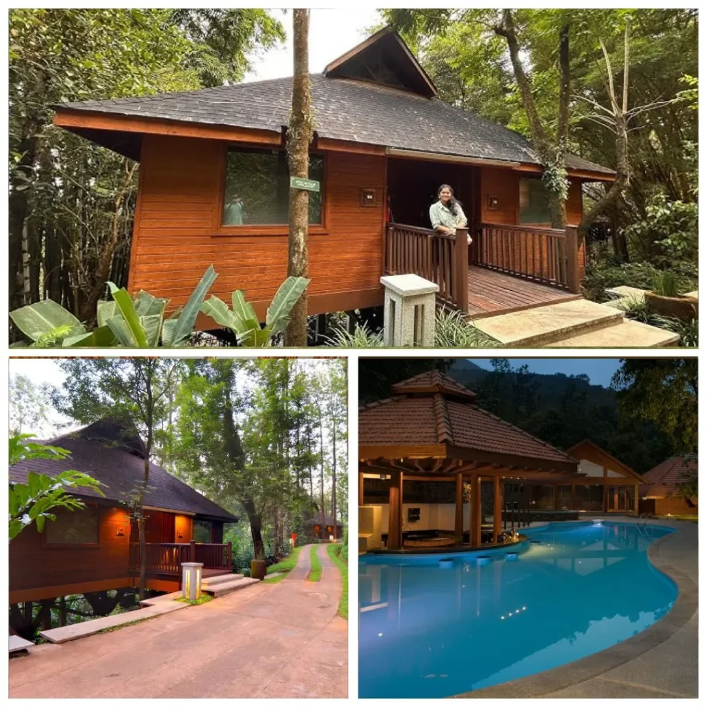 A private wooden luxury cottage nestled in the dense Shola forest at The Tamara Coorg