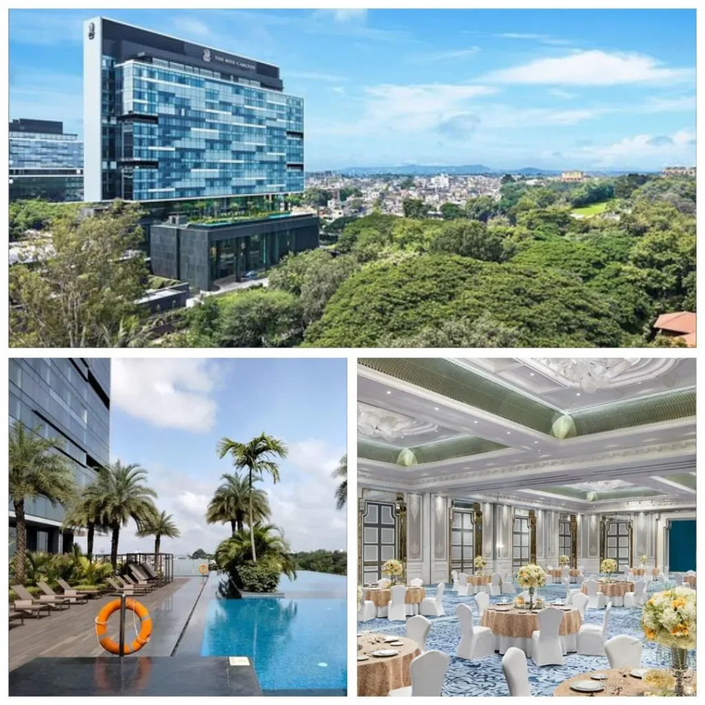 The Ritz-Carlton Pune luxury hotel overlooking the golf course for team building by engage4more