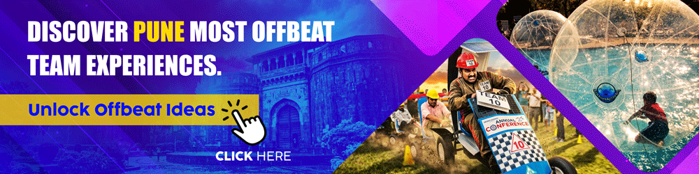 Corporate teams participating in offbeat activities like zorb soccer and go-karting in Pune